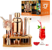 Sixteen-Piece Cocktail Shaker Kit