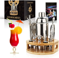 Sixteen-Piece Cocktail Shaker Kit