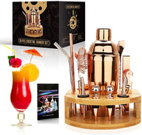 Sixteen-Piece Cocktail Shaker Kit