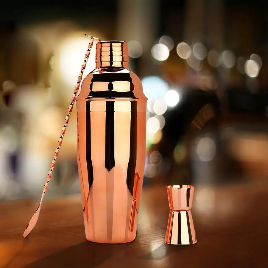Sixteen-Piece Cocktail Shaker Kit