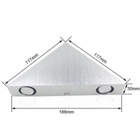 Triangle Aluminum Wall Light