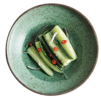 Handmade Green Ceramic Tableware