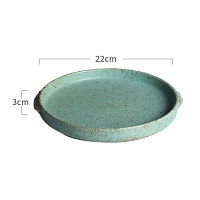 Handmade Green Ceramic Tableware