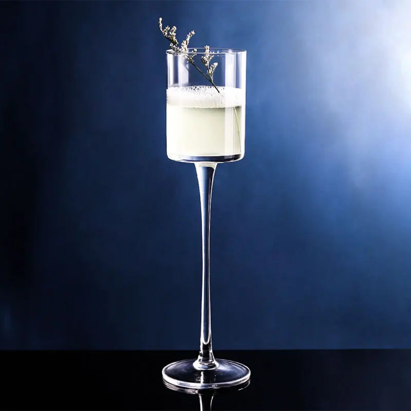 Handblown Lead-Free Champagne Flute Set