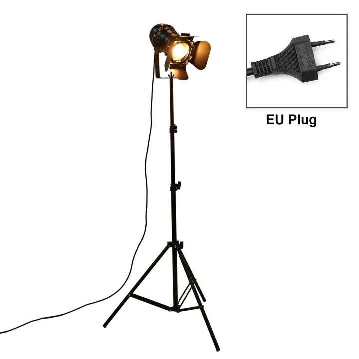 Industrial Tripod Studio Floor Lamp