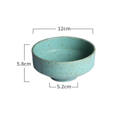 Handmade Green Ceramic Tableware