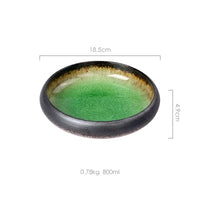 Ice Glaze Ceramic Sushi Plate