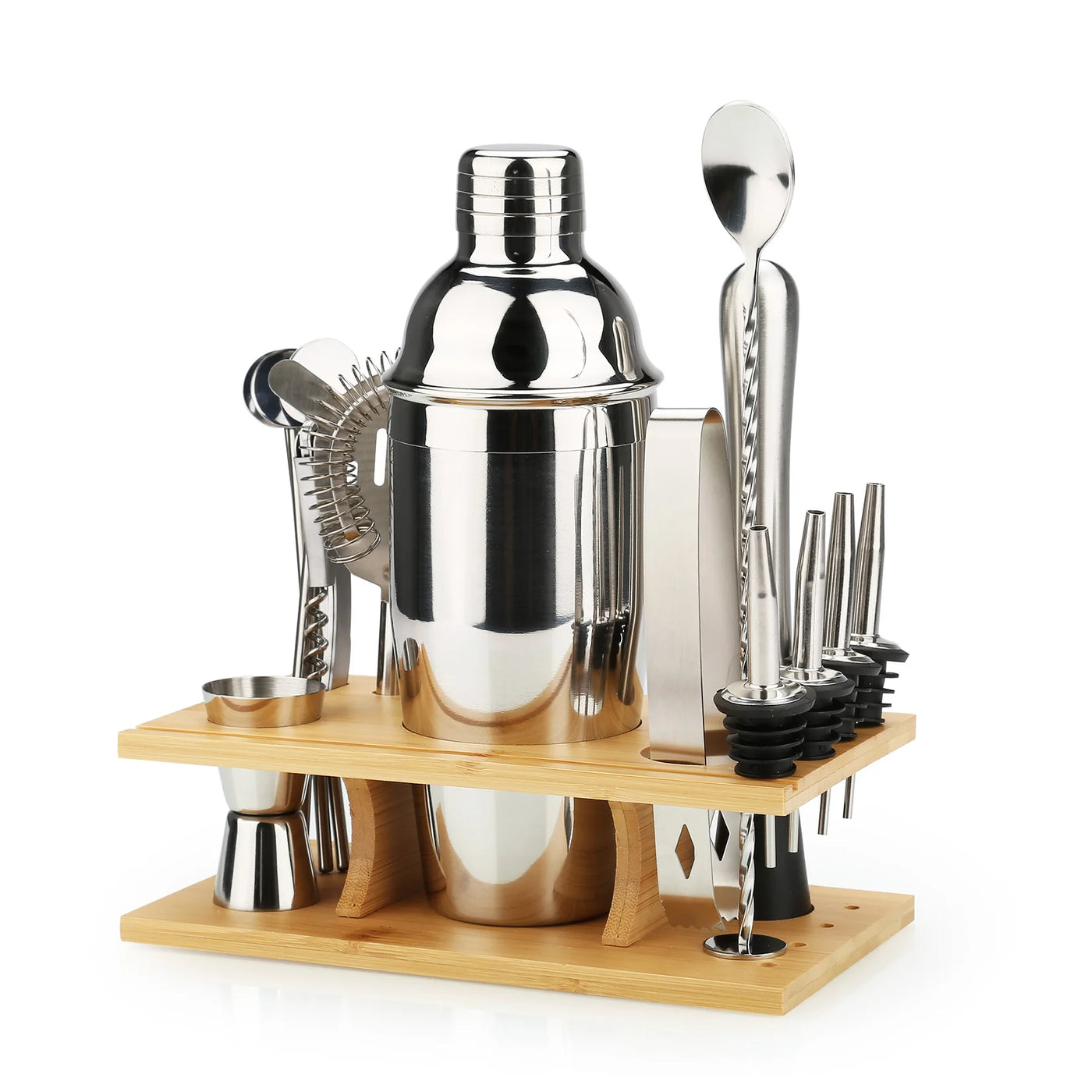 Sixteen-Piece Cocktail Shaker Kit
