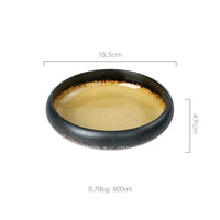 Ice Glaze Ceramic Sushi Plate