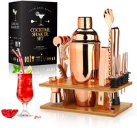 Sixteen-Piece Cocktail Shaker Kit