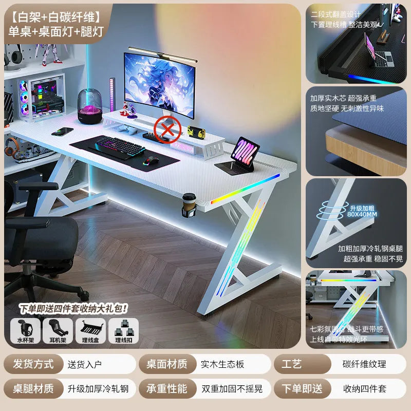 Storage Shelf Computer Desk