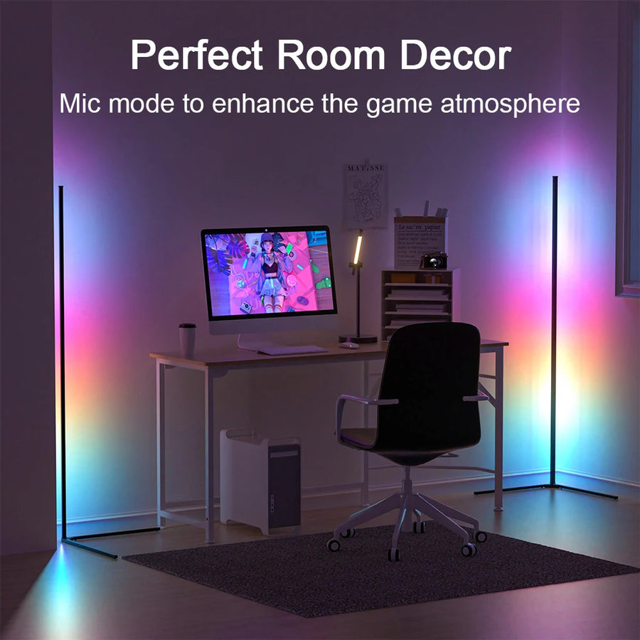 RGB Atmospheric Corner Floor Lamp