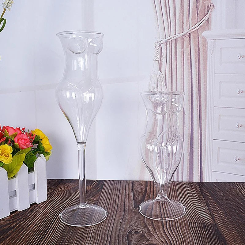 Sculpted Lady Cocktail Glass