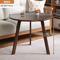 Round Rubberwood Coffee Table