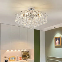 E14 Crystal Ceiling Chandelier
