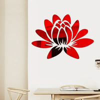 Lotus Reflective Wall Mirror