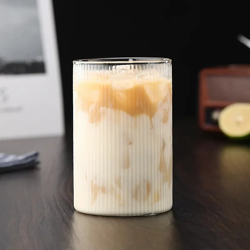 Vertical Pattern Cocktail Glasses