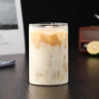 Vertical Pattern Cocktail Glasses