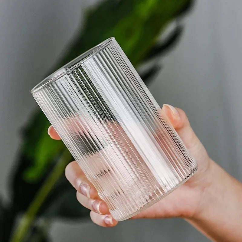 Vertical Pattern Cocktail Glasses