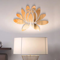 Lotus Reflective Wall Mirror
