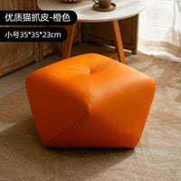 Stackable Wooden Accent Ottoman
