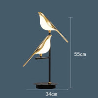 Nordic Bird LED Floor Lamp