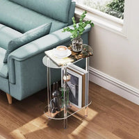 Two-Tier Acrylic Side Table