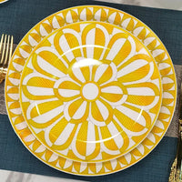 Geometric Bone China Dinnerware Set