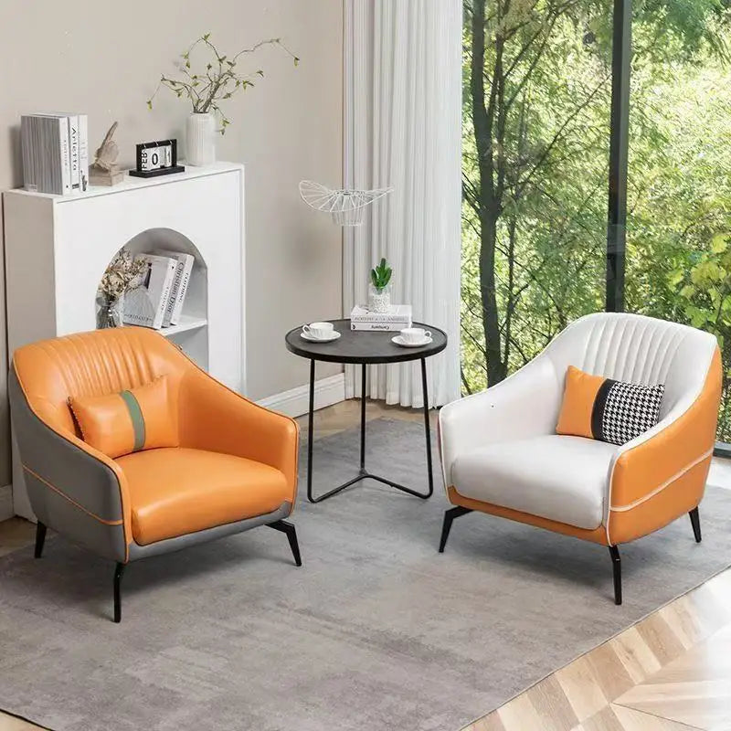Scandinavian Fabric Lounge Chair