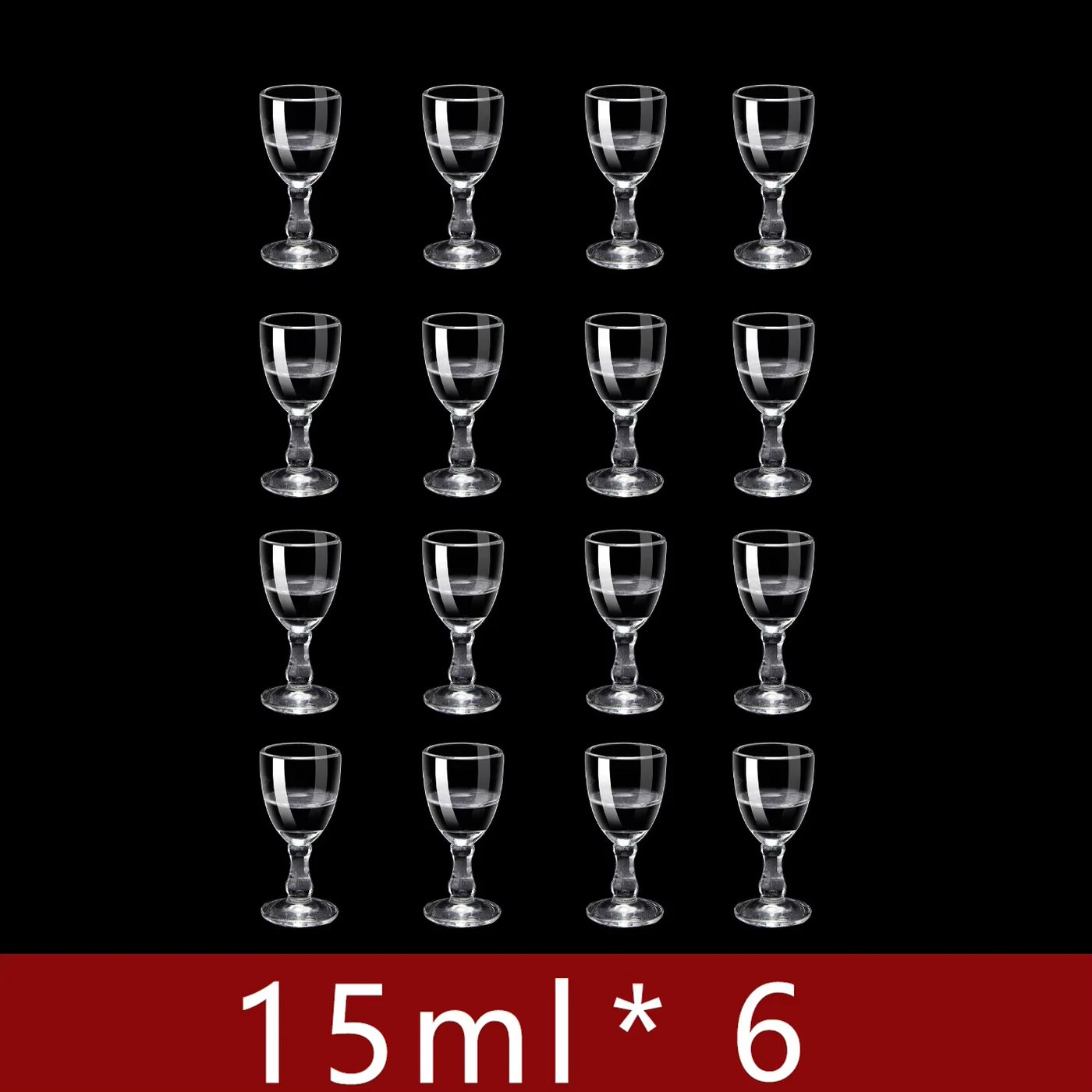Mini Stemmed Shot Glass Set