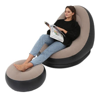 Inflatable Flocked Lounge Chair