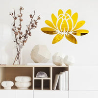 Lotus Reflective Wall Mirror