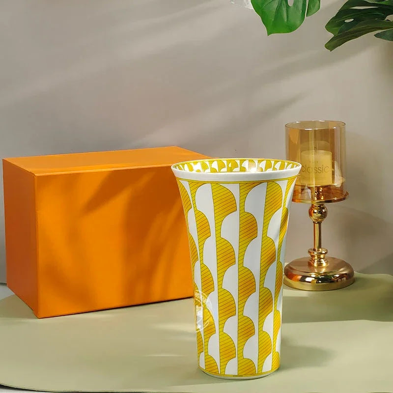 Geometric Bone China Dinnerware Set
