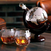 Globe Decanter Whisky Gift Set