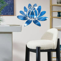 Lotus Reflective Wall Mirror