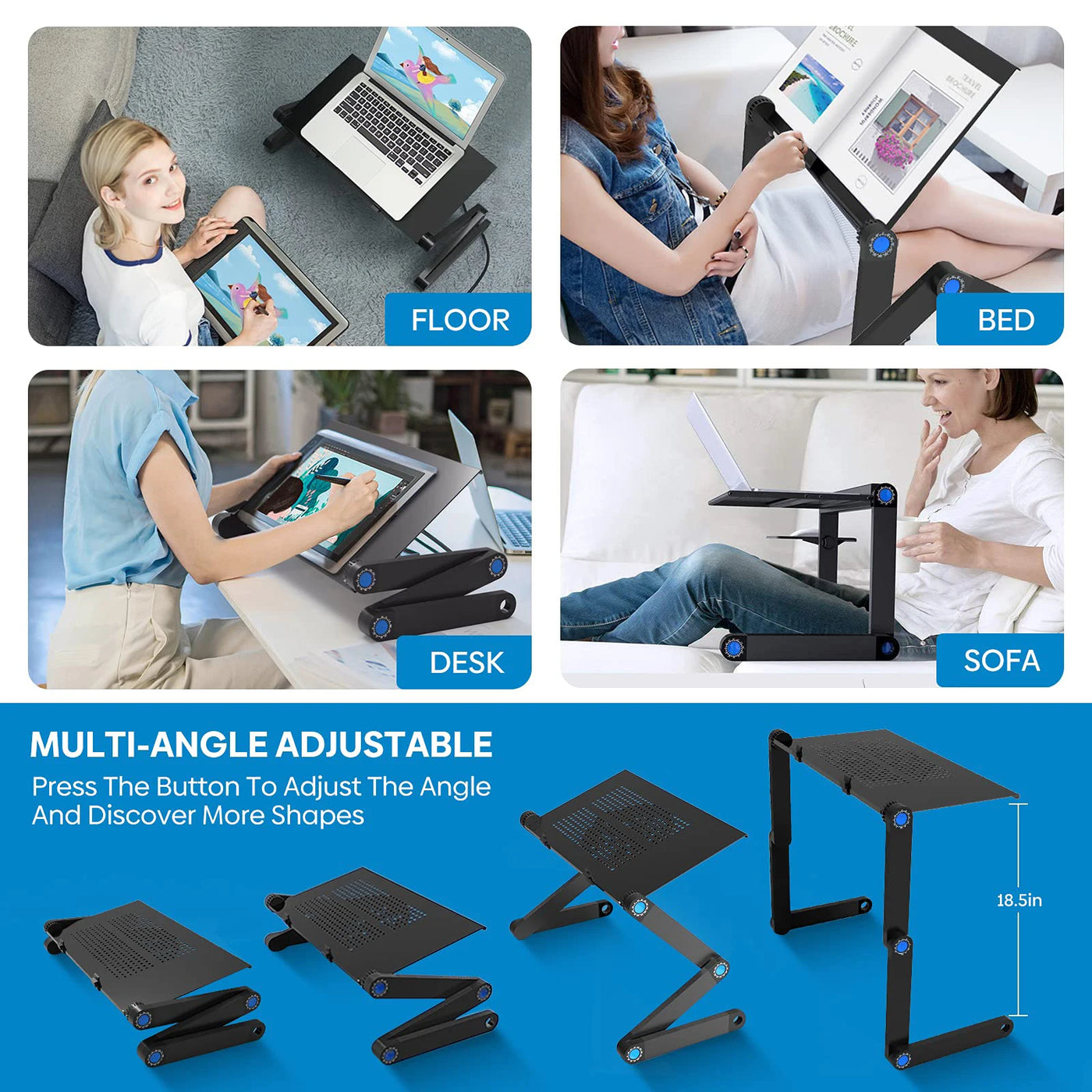 Aluminum Cooling Laptop Riser