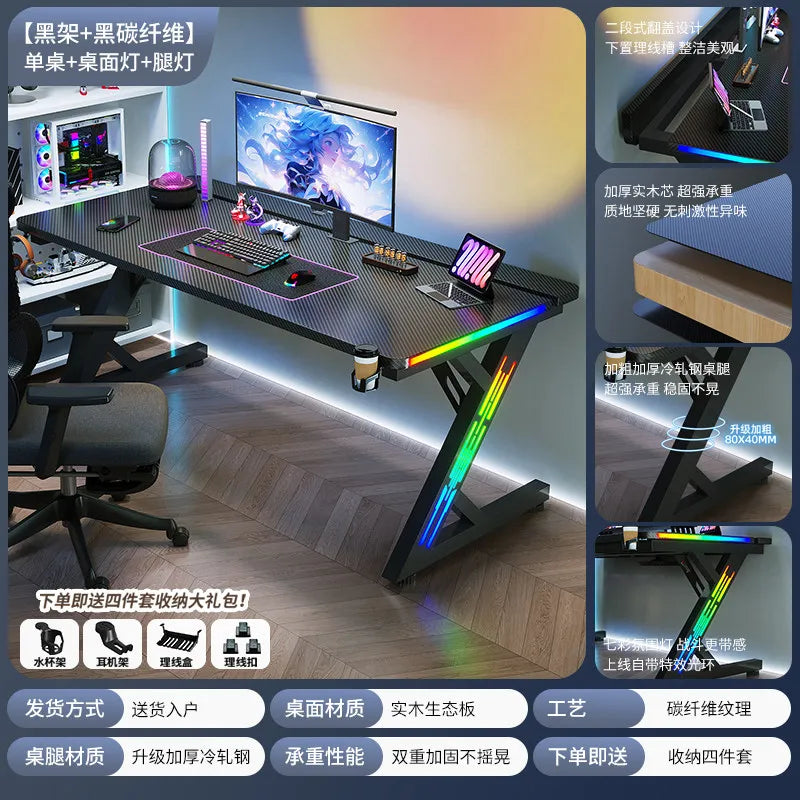 Storage Shelf Computer Desk