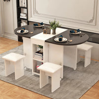 Folding Four-Chair Dining Set
