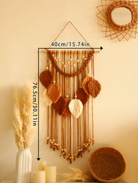 Leaf Macrame Wall Hanging
