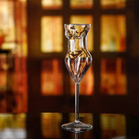Sculpted Lady Cocktail Glass