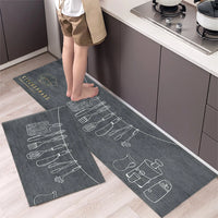 Washable Anti Slip Kitchen Mat