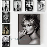 Kate Moss Canvas Poster