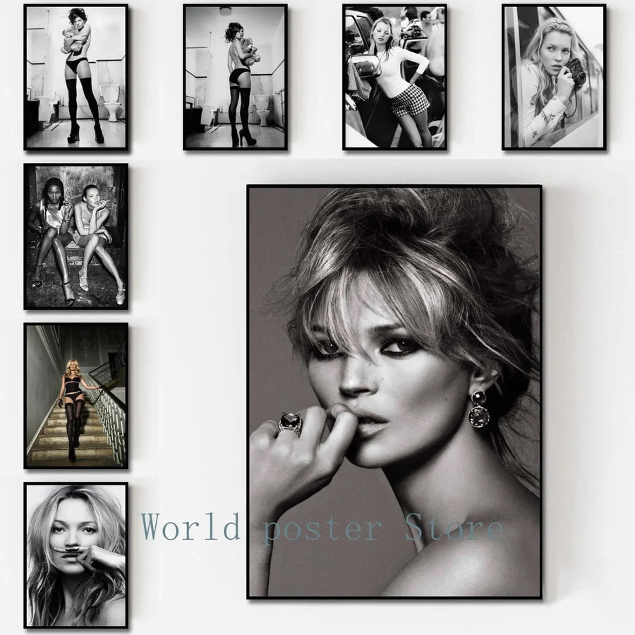 Kate Moss Canvas Poster