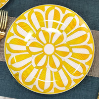 Geometric Bone China Dinnerware Set