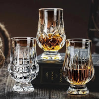 Textured Whiskey Tasting Glass Set