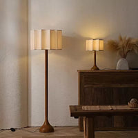 Wabi Sabi Wooden Floor Lamp