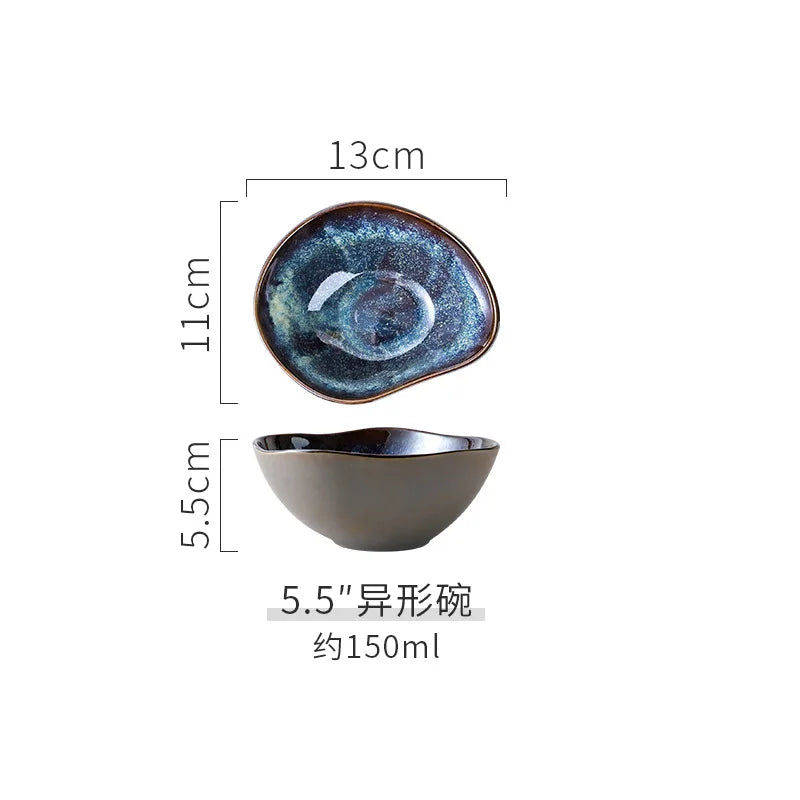 Glazed Porcelain Bowl Set