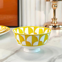 Geometric Bone China Dinnerware Set