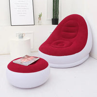 Inflatable Flocked Lounge Chair