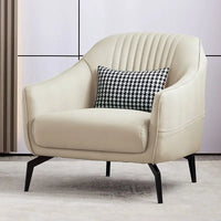 Scandinavian Fabric Lounge Chair